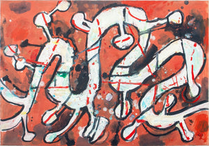 Elfi Schuselka Abstract Composition Mixed Media (9771679252787)