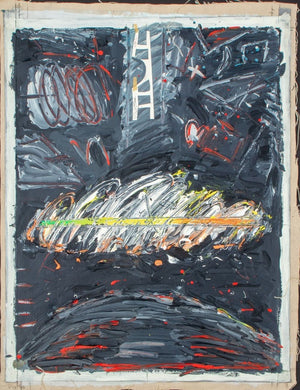 Elfi Schuselka Abstract Composition Oil on Canvas (9760924074291)