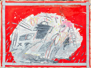 Elfi Schuselka Abstract Composition Oil on Canvas (9760930562355)