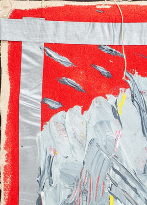 Elfi Schuselka Abstract Composition Oil on Canvas (9760930562355)