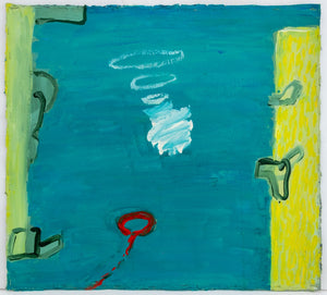 Elfi Schuselka Abstract Composition Oil on Canvas (9757871374643)