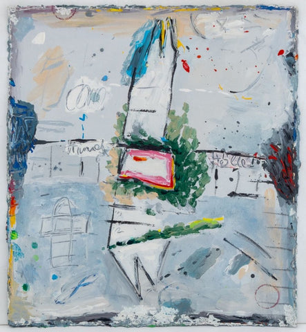 Elfi Schuselka Two-Sided Abstract Composition Oil