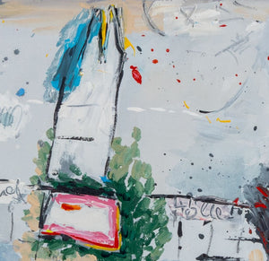 Elfi Schuselka Two-Sided Abstract Composition Oil (9761006256435)