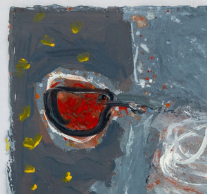 Elfi Schuselka Two-Sided Abstract Composition Oil (9761006256435)