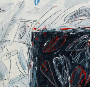 Elfi Schuselka Abstract Composition Oil on Canvas (9767124205875)
