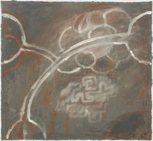 Elfi Schuselka "Grey Maze" Abstract Oil on Canvas (9767188922675)