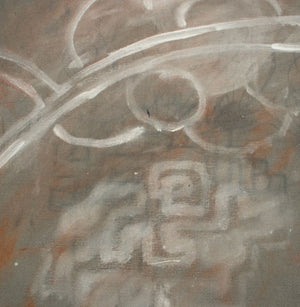 Elfi Schuselka "Grey Maze" Abstract Oil on Canvas (9767188922675)