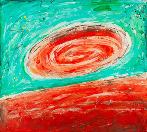 Elfi Schuselka Abstract Composition Oil on Canvas (9771685871923)