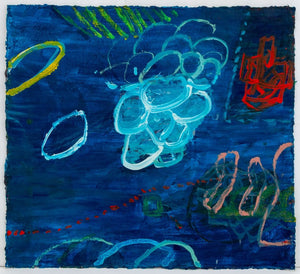 Elfi Schuselka Abstract Composition Oil on Canvas (9767227031859)