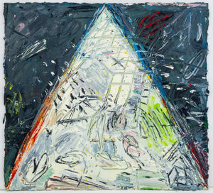 Elfi Schuselka Abstract Composition Oil on Canvas (9768094761267)