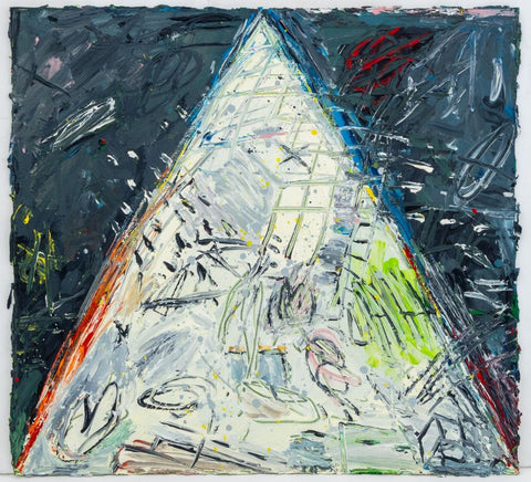 Elfi Schuselka Abstract Composition Oil on Canvas