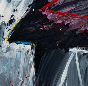 Elfi Schuselka Abstract Composition Oil on Canvas (9768106918195)
