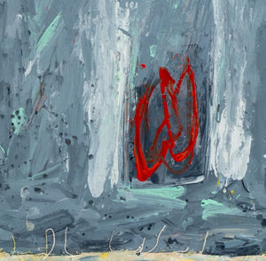 Elfi Schuselka Abstract Composition Oil on Canvas (9768133132595)