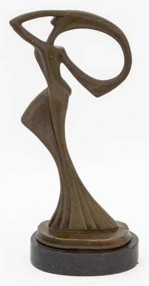 Modern Abstract Standing Female Bronze Sculpture (9801756246323)