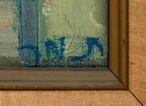 Illegibly Signed American School Still Life Oil (9801016410419)