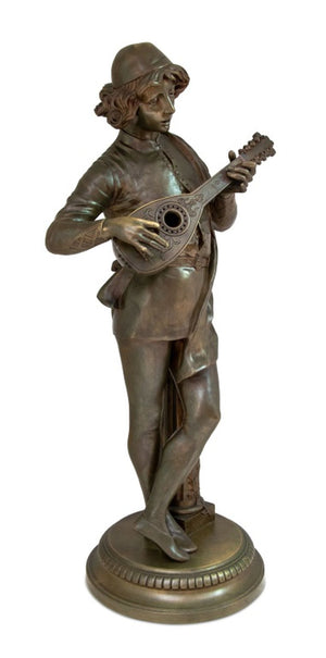 Paul Dubois "Le Chanteur Florentin" Bronze (9738474094899)