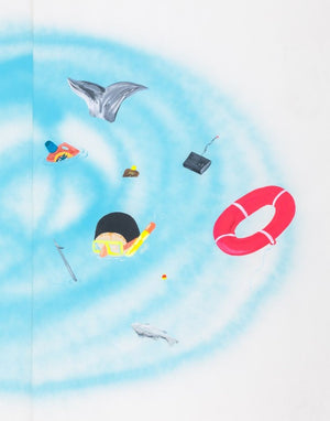Miles Debas "Tidepool #11" Mixed Media on Paper (9744990077235)