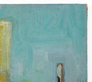 Robert O'Meara Miniature Cityscape Oil on Board (9744994042163)