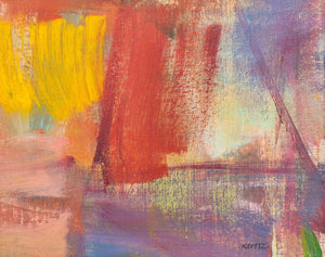 Donald Kunz Abstract Composition Oil on Canvas (9887883264307)
