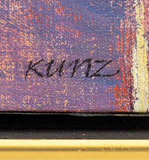 Donald Kunz Abstract Composition Oil on Canvas (9887883264307)
