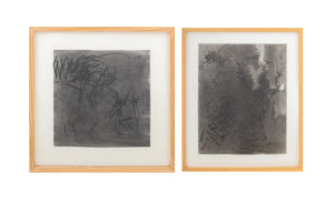 Robert O'Meara Abstract Compositions Charcoal, 2 (9887778832691)