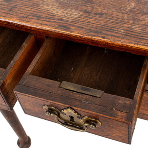 Georgian Style Oak Lowboy (9742199488819)