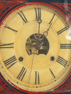 Chauncey Jerome Verre Eglomise Clock, 1857 (9742197555507)