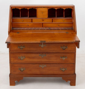 American Maple Slant Front Desk, Late 18th C. (9801139323187)