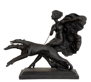 Gabriel Bernal Woman and Hounds Metal Scupture (9742199030067)