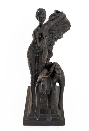 Gabriel Bernal Woman and Hounds Metal Scupture (9742199030067)