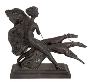 Gabriel Bernal Woman and Hounds Metal Scupture (9742199030067)