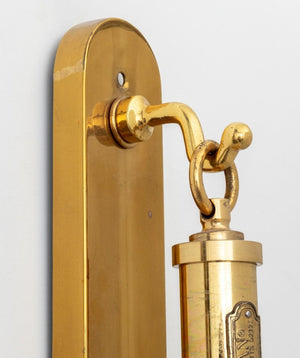 Chapman Mid-Century Modern Brass Flashlights, Pair (9801172255027)