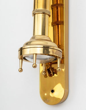 Chapman Mid-Century Modern Brass Flashlights, Pair (9801172255027)