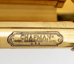 Chapman Mid-Century Modern Brass Flashlights, Pair (9801172255027)