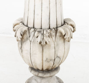 Neoclassical Alabaster Pedestal (9883981283635)