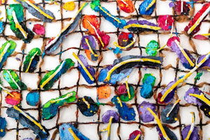 Elfi Schuselka Rainbow Found Object Mixed Media (9768415887667)
