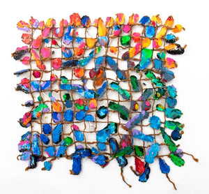 Elfi Schuselka Rainbow Found Object Mixed Media (9768415887667)