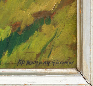 Giovanni Korompay Mountain Landscape Oil (9816506368307)
