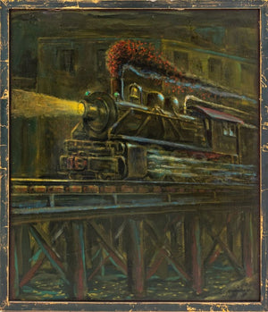 John Schweikhard "Night Express" Gouache (9781178368307)