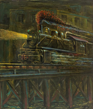 John Schweikhard "Night Express" Gouache (9781178368307)