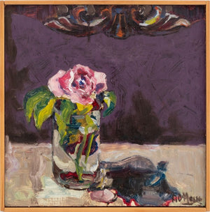 Robert O'Meara Still Life of Flower Oil on Board (9769284698419)