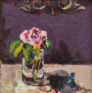 Robert O'Meara Still Life of Flower Oil on Board (9769284698419)