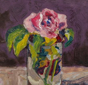 Robert O'Meara Still Life of Flower Oil on Board (9769284698419)