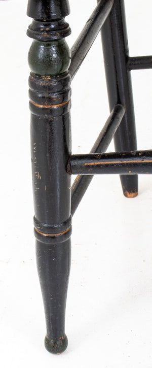 American Stenciled and Ebonized Side Chairs, 6 (8920554897715)