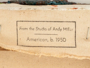 Andy Miller Abstract Composition Oil on Canvas (9741468336435)