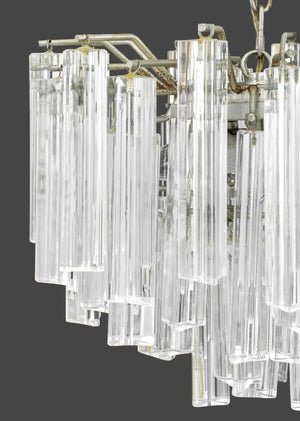 Italian Modern Murano Glass Triedri Chandelier (9742203093299)
