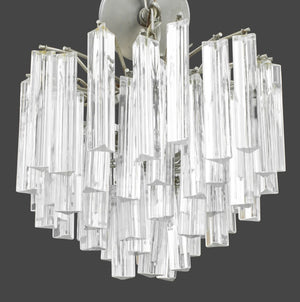 Italian Modern Murano Glass Triedri Chandelier (9742203093299)