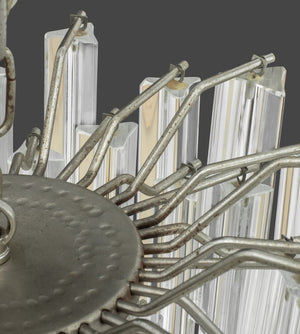 Italian Modern Murano Glass Triedri Chandelier (9742203093299)