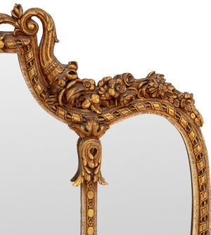 Louis XVI Style Giltwood Mantel Mirror (9742194606387)