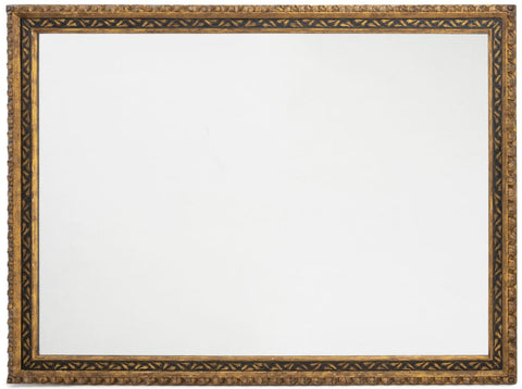 Italian Ebonized and Giltwood Rectangular Mirror
